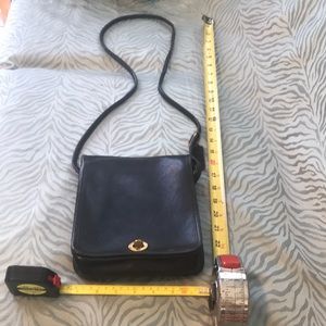 COACH VINTAGE NAVY BLUE CROSSBODY HANDBAG